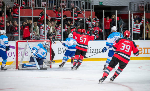 istock Goal Celebration in Ice Hockey Match 2181463812