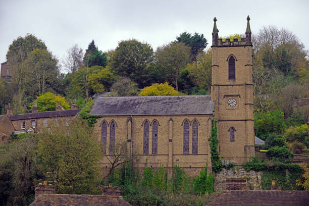 istock St Luke's Church, Ironbridge, Shropshire. 2181464342