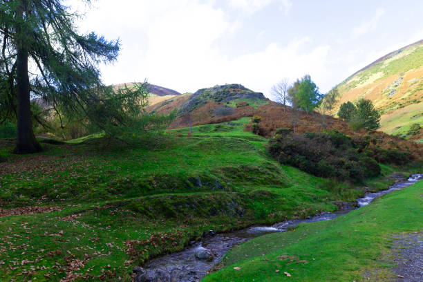 A group of young multi ethnic friends out exploring in The Lake District in Cumbria
