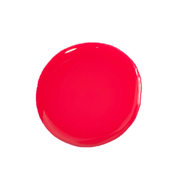 istock Red color abstract shape nail varnish 2181470372