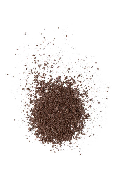 istock Brown color eyeshadow make up powder on background 2181471113