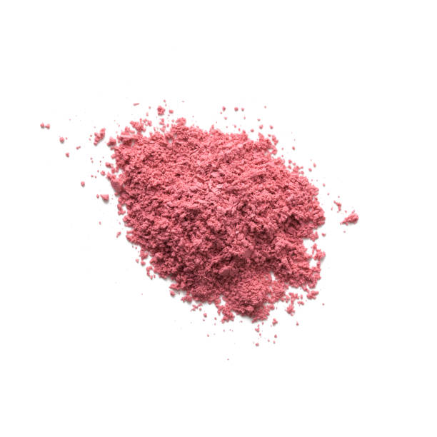 istock Pink color make up powder on background 2181471149
