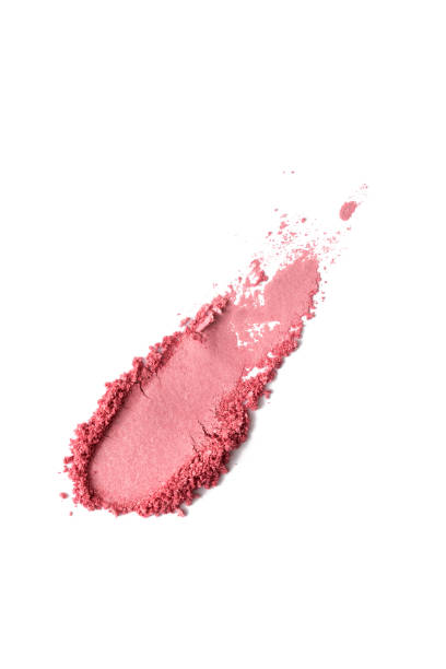 istock Pink color cosmetic powder on background 2181471171