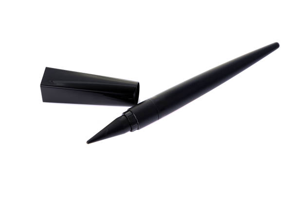 Black color Eye liner pencil on background