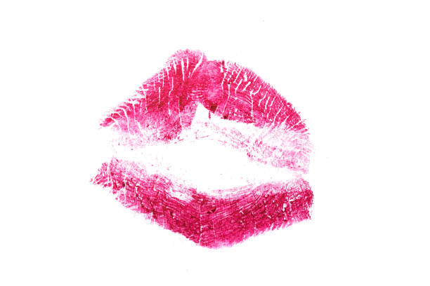 istock Sexy mouth shape lipstick on background 2181473186