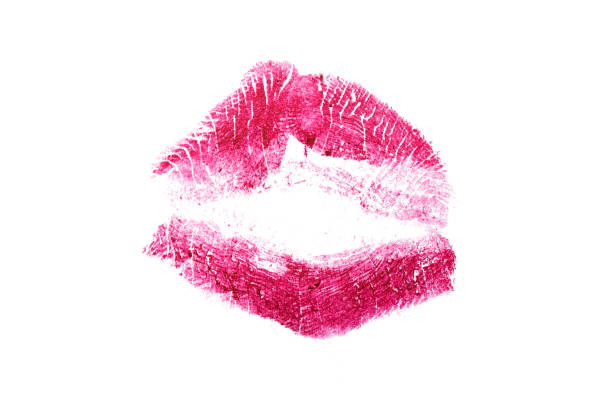 istock Sexy mouth shape lipstick on background 2181473203