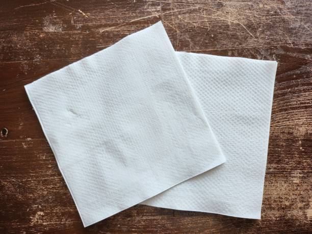 istock Tissue paper on wood background 2181476234