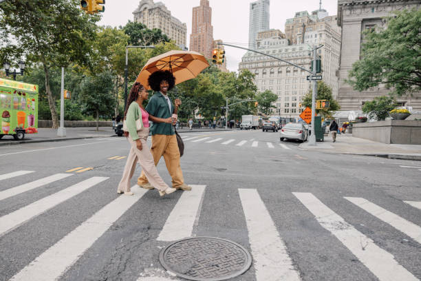 istock Two friends in New York City 2181480915