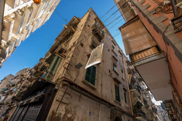 istock Capturing the Essence of Naples: A Wide Angle bottom to top View. 2181482854