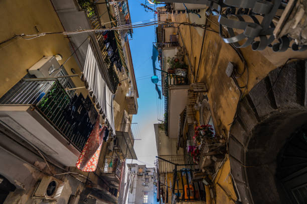 istock Capturing the Essence of Naples: A Wide Angle bottom to top View. 2181482856