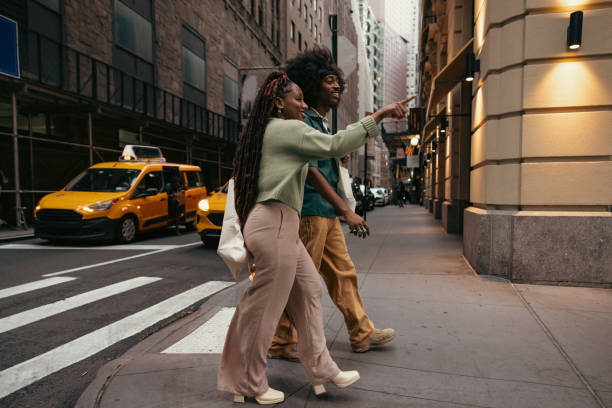 istock Two friends in New York City 2181483476