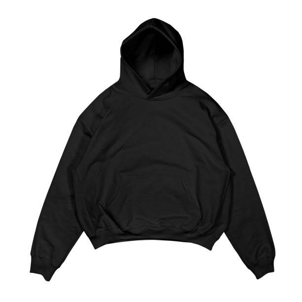 lank hoodie sweatshirt front view on white background