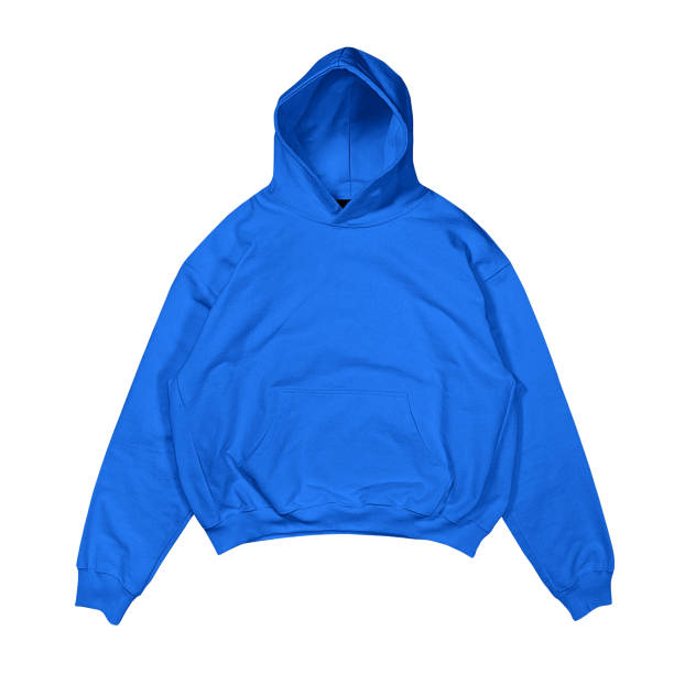 istock lank hoodie sweatshirt front view on white background 2181487363