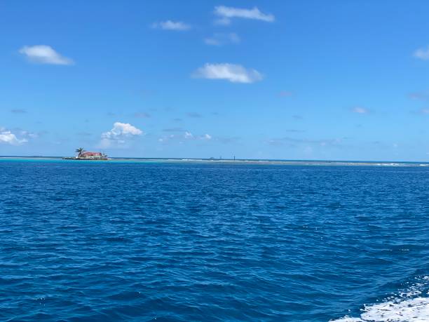 istock Island and sea serenity 2181490650