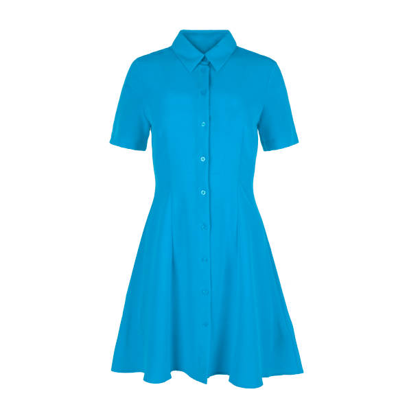 istock Blue women's long dress 2181491407