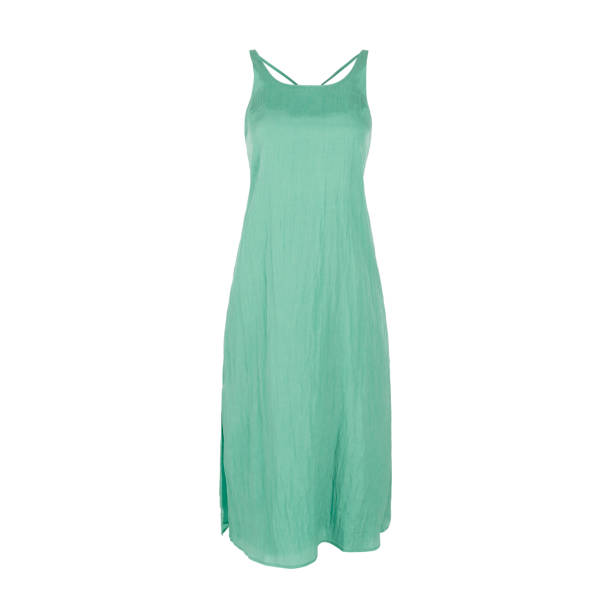 istock Green women's sleeveless dress 2181491430