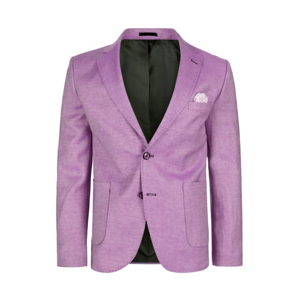 istock Purple men's casual jacket 2181491461