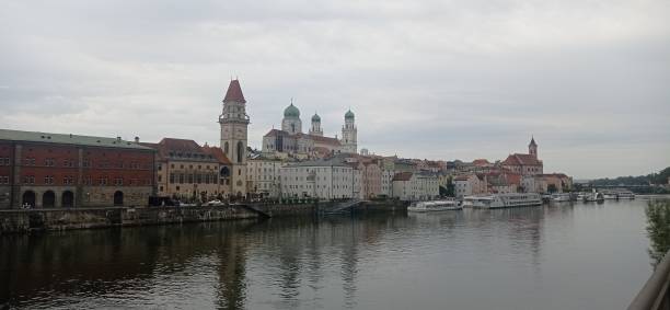 Passau, Germany. Panoramic view of Passau.