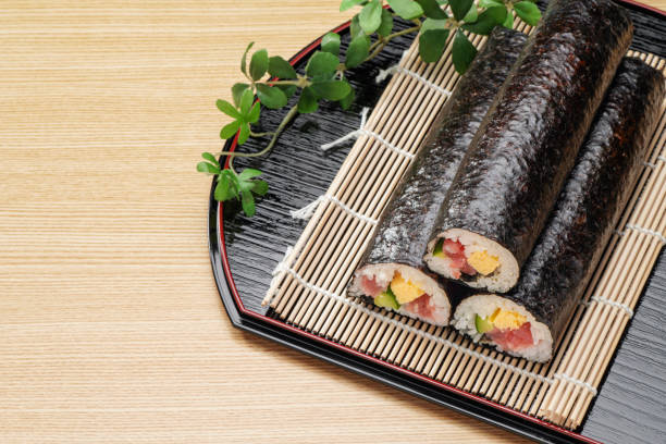 istock Eho-maki are thick sushi rolls 2181498662