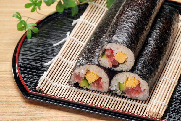 istock Eho-maki are thick sushi rolls 2181498695