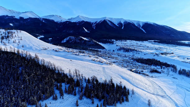 istock Snowy scenery,Winter,Xinjiang,China,Asia. 2181503974