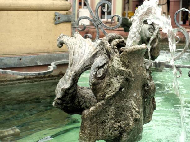 istock Decorative Stone Fountain Close-Up 2181506610