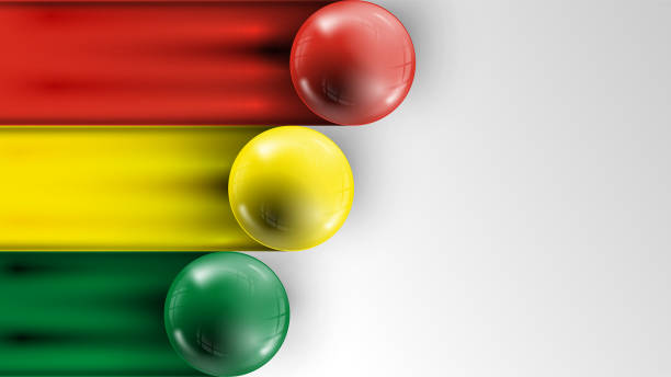 istock EPS10 Vector Patriotic Background with Bolivia flag colors. 2181509094