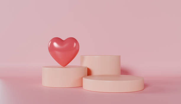 istock Pink Heart Shaped Box, a Romantic Valentine's Day Gift Symbol 2181512846