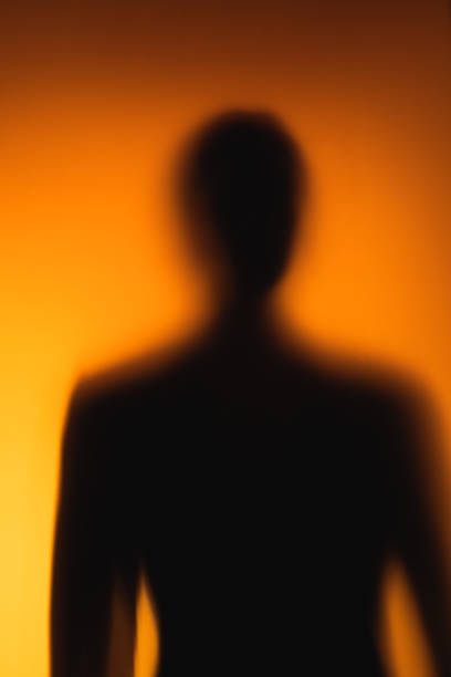 abstract silhouette - achterdocht fotos stockfoto's en -beelden