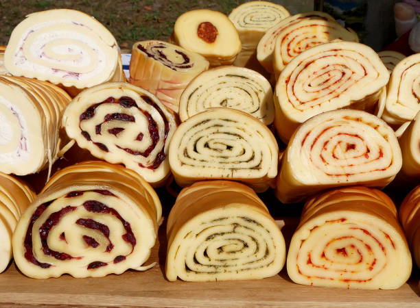 Cheese for sale at the fair