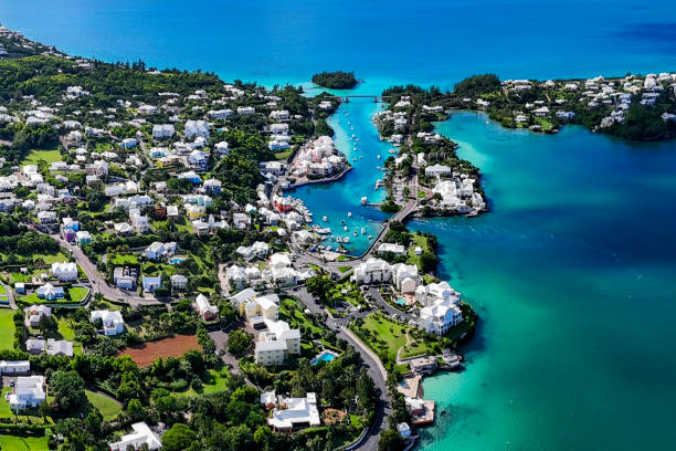 Aerial View of Flatt's Bermuda