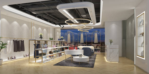 istock 3d render of fashion shop 2181529989