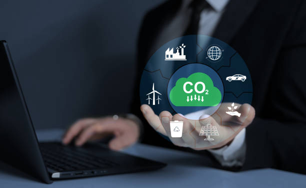 istock Renewable energy-based green businesses can limit climate change and global warming.Sustainable development and green business based on renewable energy. Reduce CO2 emission concept. 2181531107