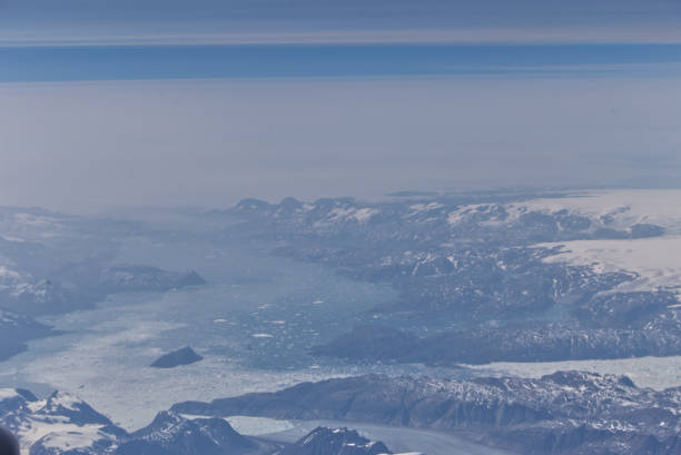 Aerial view of Greenland