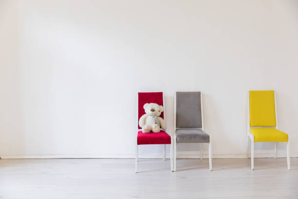 A plush rabbit toy holds a camera in its paws