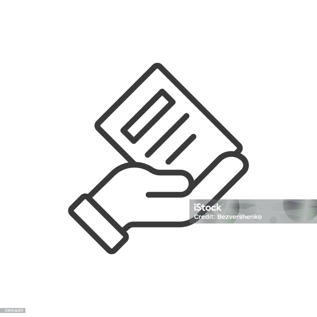 Issuing Paperwork Issuing Files In Line Design Issuing Files Documents Distribution ...