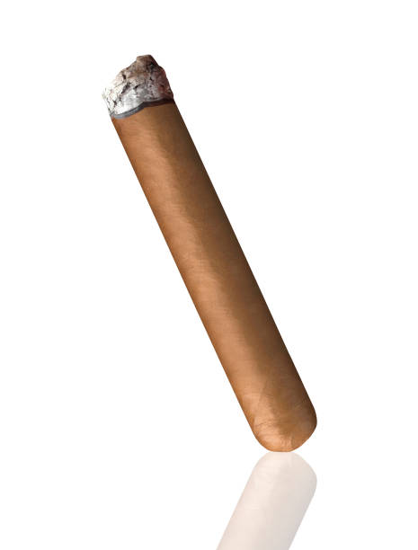 istock Smoking havana cigar isolated 2181546980
