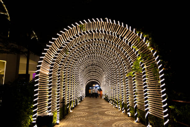 Festival Ferry Light Decoration for Diwali Celebration Outdoors