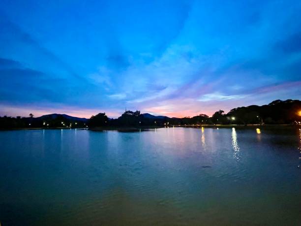 istock Thailand - Sukhothai - sunset in the historical park 2181551793