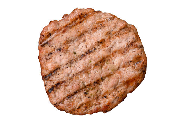 istock Juicy grilled beef or pork steak with salt, spices and herbs 2181552772