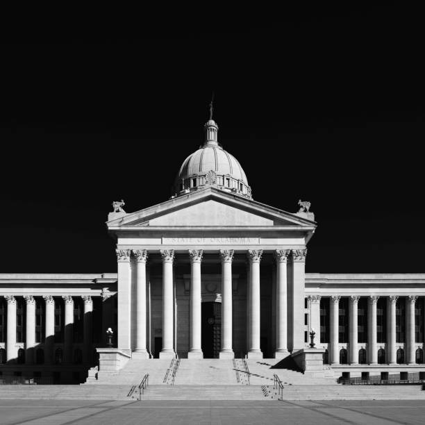 istock Oklahoma State Capitol, monochromatic photo 2181553166