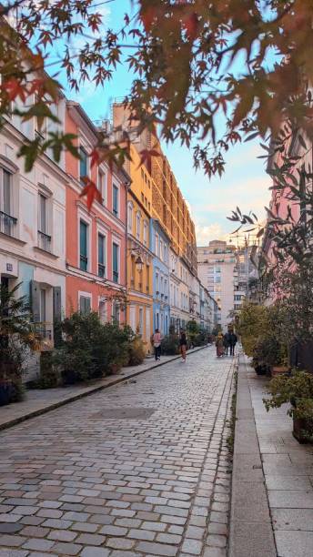 istock Colored street in Paris 2181561156