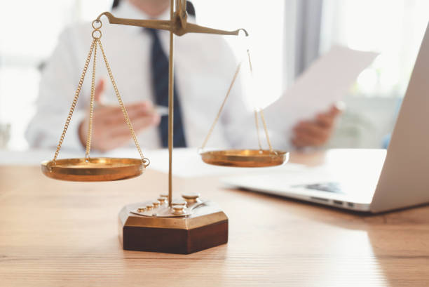 istock Lawyer or attorney working in the office 2181566773