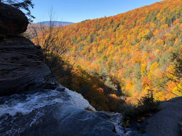 istock Kaaterskill Falls in October in Catskills Mountains in New York State. 2181567541