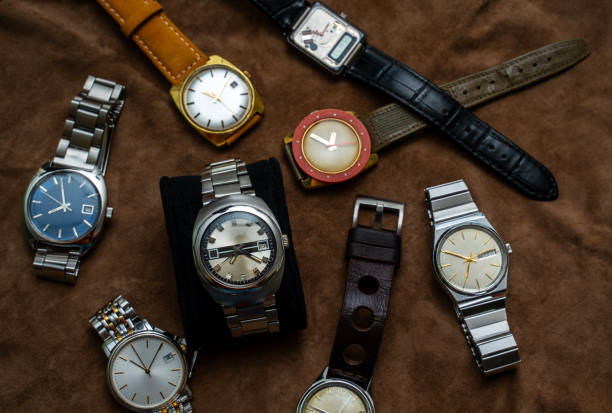 istock Group of vintage automatic and quartz watches 2181567602