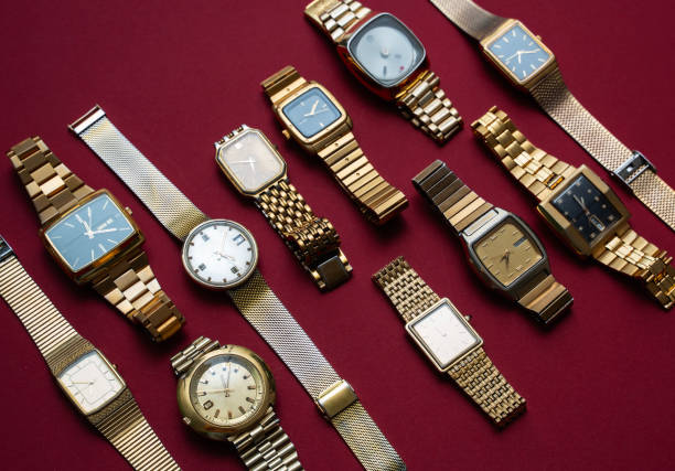 istock Group of vintage automatic and quartz watches 2181567604