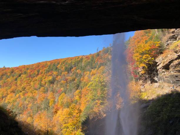 istock Kaaterskill Falls in October in Catskills Mountains in New York State. 2181567738