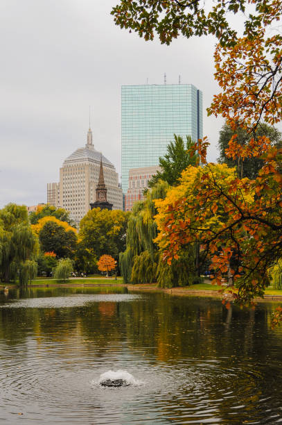 istock Public garden in Boston, Massachusetts 2181580755