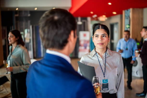 istock Business people talking during business seminar 2181583232