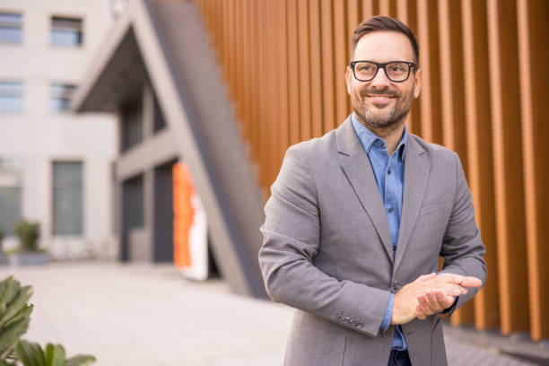 istock Cheerful businessman outdoor 2181592716